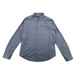 Stio Men's Medium Washburn Shirt Button Up Gray Single Pocket